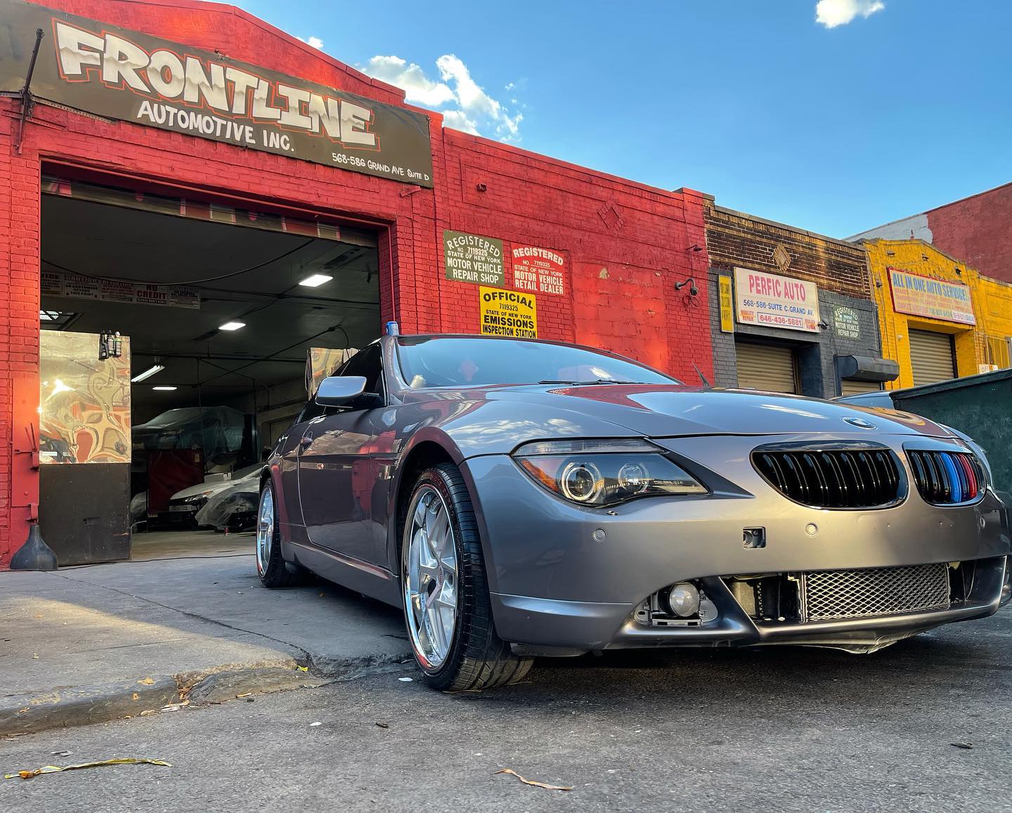 BMW 6 Series after full body repair and paint refinish