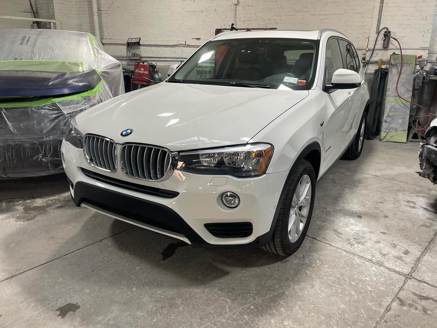 Before and after collision repair