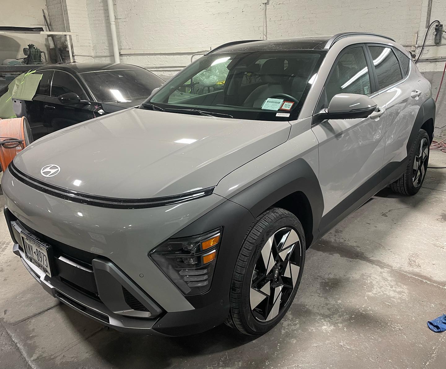 Hyundai Kona after collision repair completion