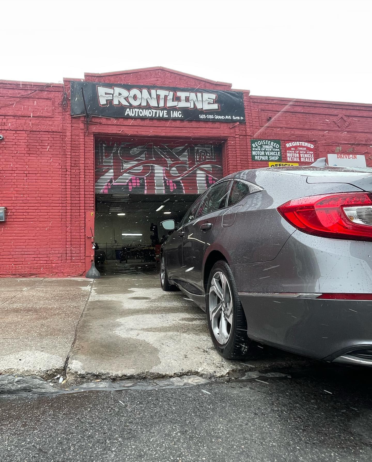 Honda Accord sedan restored after collision repair